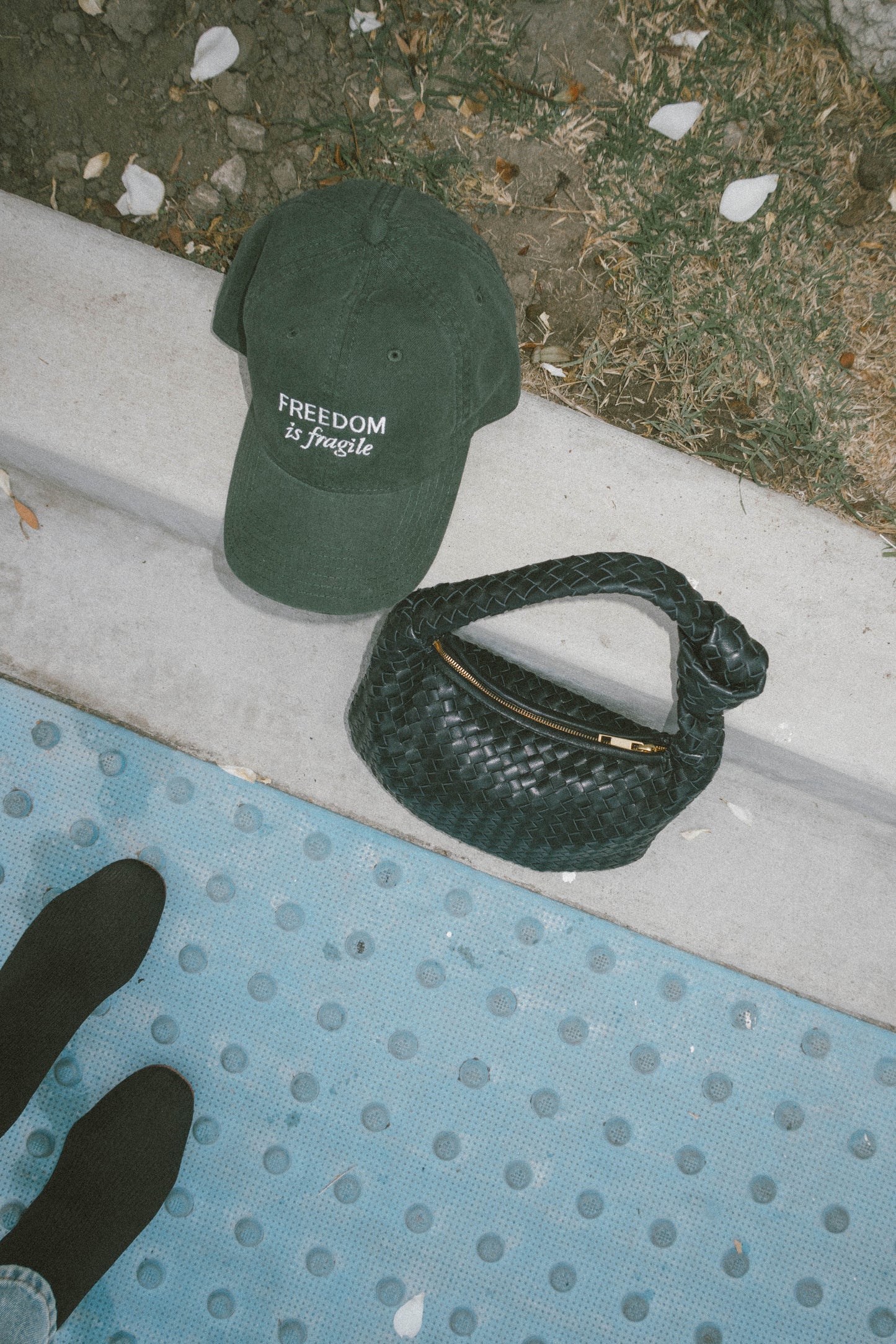 Freedom is Fragile Hat (Dark Green)